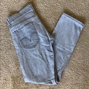Levi’s 32 x 30 Gray Skinny Jeans 511, 5-pocket